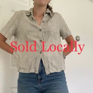 💚 Victoria Moon embroidered tee